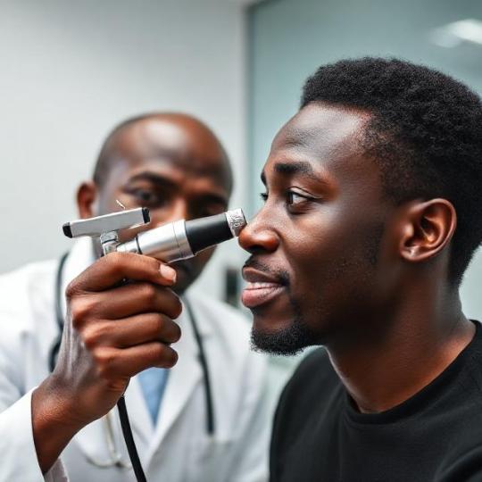 ent orl otoscope exam clinic